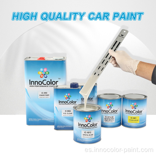 Innocolor Automotive Rening Paint Top -Coats Brilliant Red